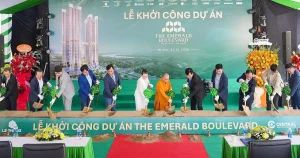 the emerald boulevard khoi cong du an
